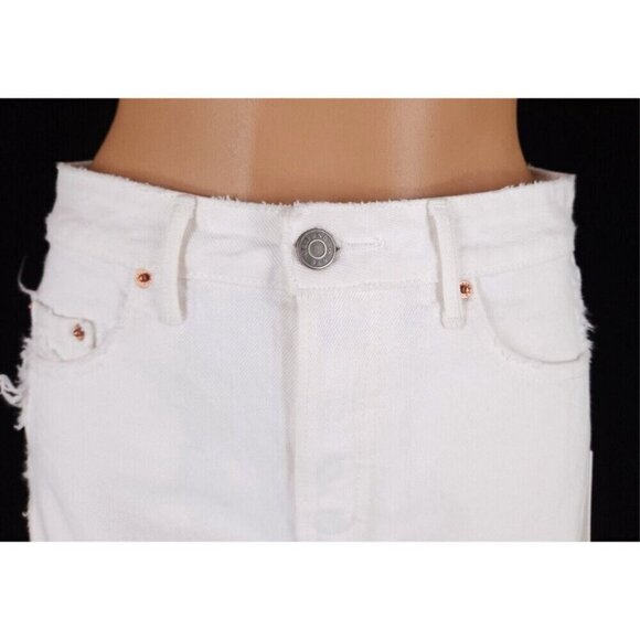 GRLFRND Helena Cut Off Shorts in Pierre White NWT - Picture 3 of 16